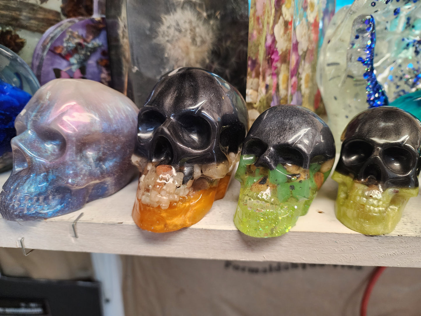 Large Epoxy skulls