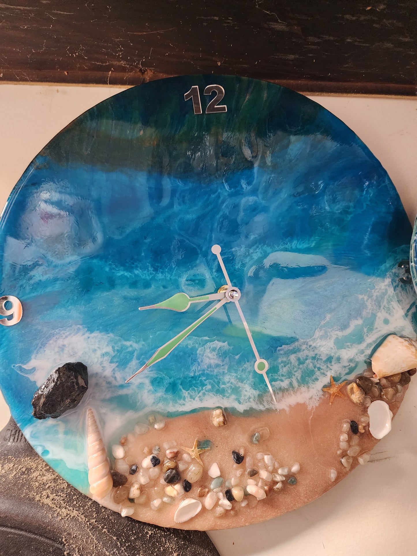 14×14 Sandy Beach clock